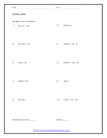 powers of i worksheet answers