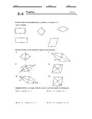 Practice 6-2.pdf - Class Name 6-2 Date Practice Form G Properties ...