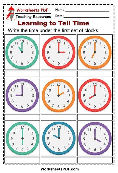 Time Practice- Free Printables | Time worksheets, Telling time ...