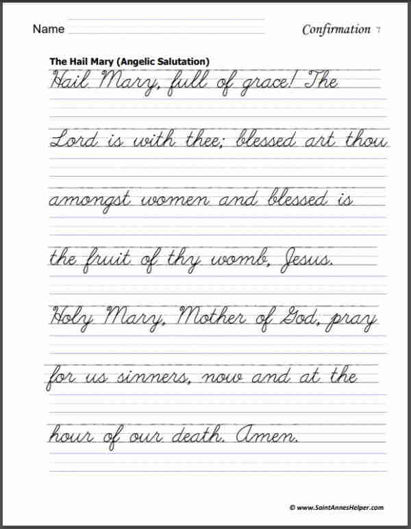 Handwriting Practice Sheets ❤️ Manuscript &  Cursive Writing Practice