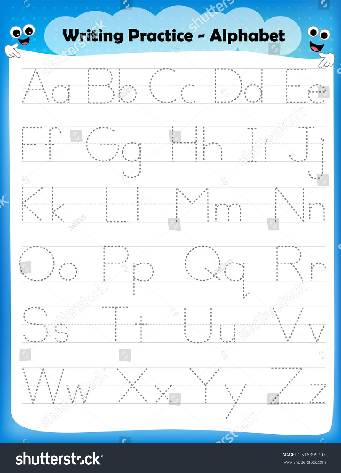 46,972 Alphabet Worksheets Images, Stock Photos, 3D objects ...