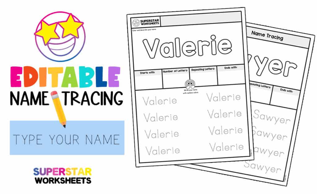 Name Tracing Worksheets -Worksheets Library