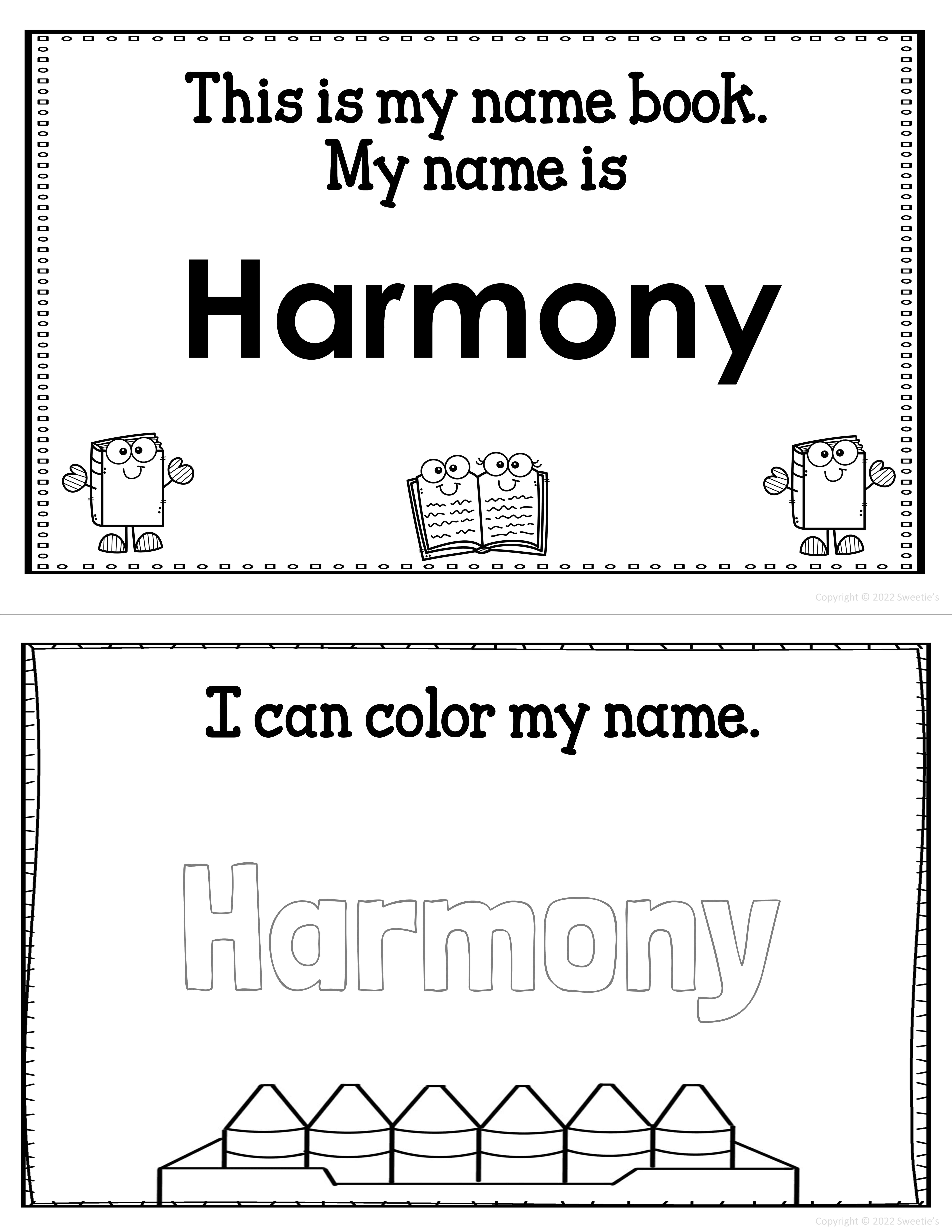 Name Writing Practice Worksheets Books Editable Autofill | Made By ...