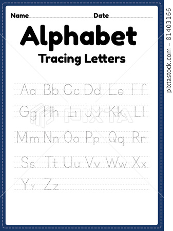 practice writing the alphabet worksheet