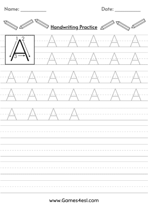 Alphabet Tracing Worksheets | Free Handwriting Practice Pages ...