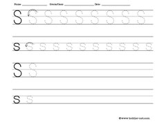 practise writing letters worksheet
