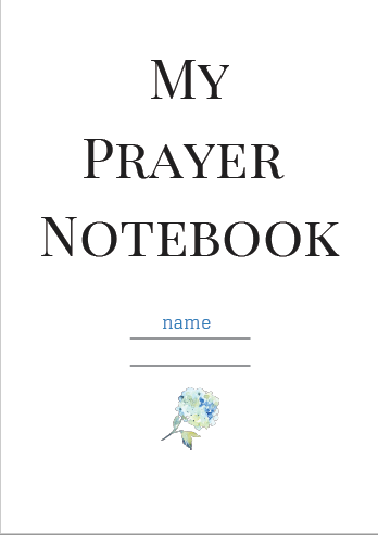 prayer journal printable pages free