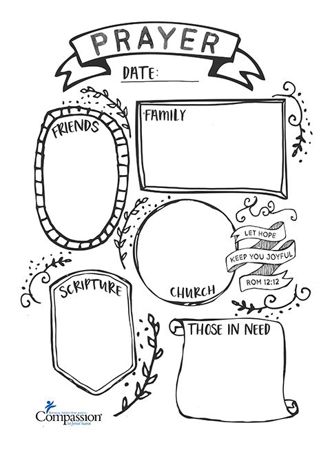 prayer journal printable pages free