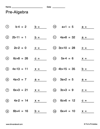 pre algebra graphing worksheet