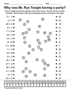 pre algebra with pizzazz worksheet answers