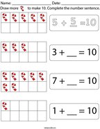 Pre-K Math Worksheets - Twisty Noodle