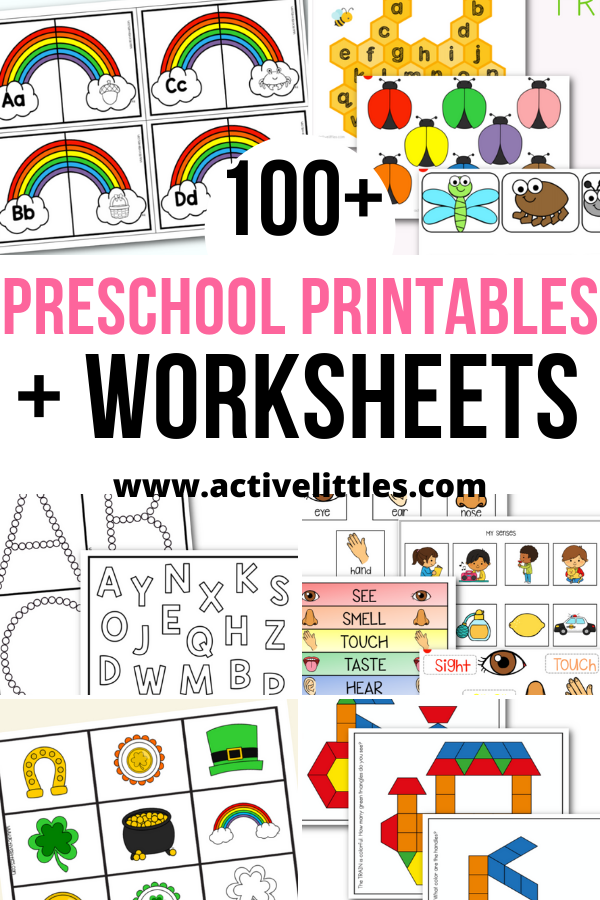 Preschool Printables - Active Littles