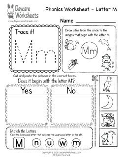 pre k phonics worksheet free