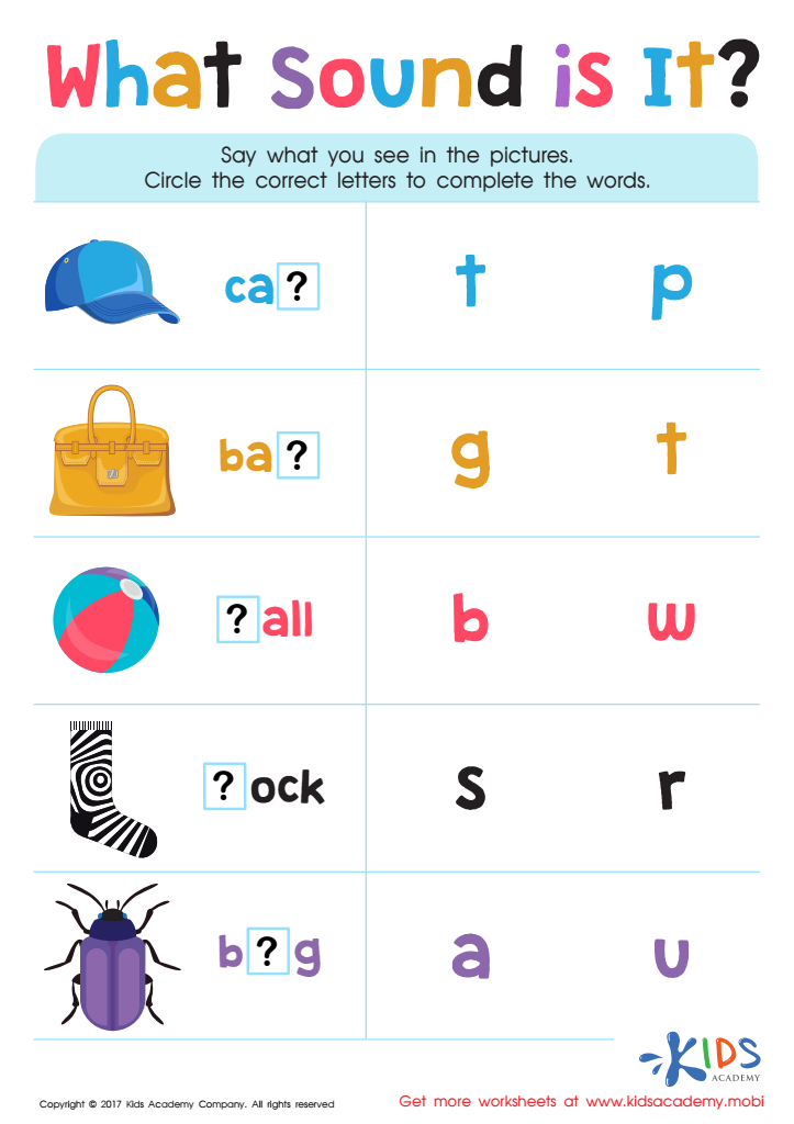Preschool Free Phonics Worksheets for kids