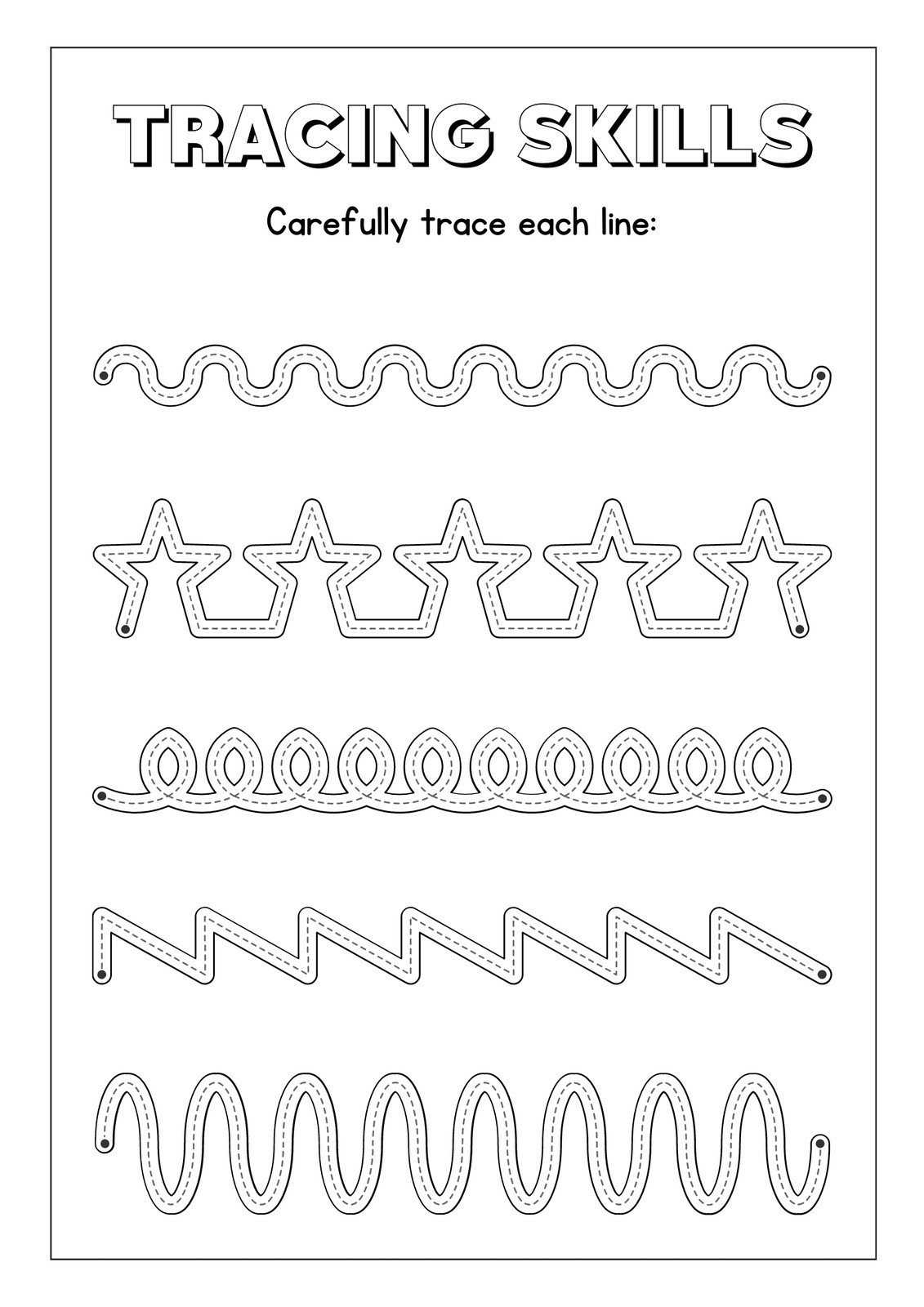 Free custom printable preschool worksheet templates 