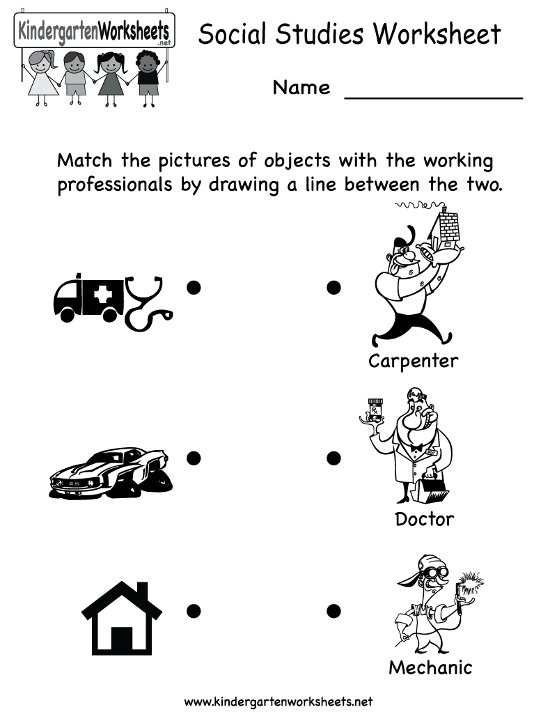pre k social studies worksheet