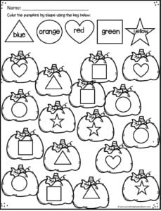 ? FREE Printable Thanksgiving Worksheets for Preschoolers