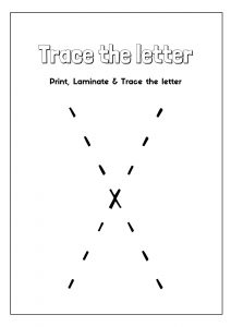 pre k with the letter x activities