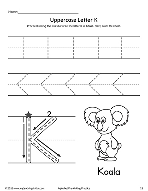 pre k worksheet for handwriting