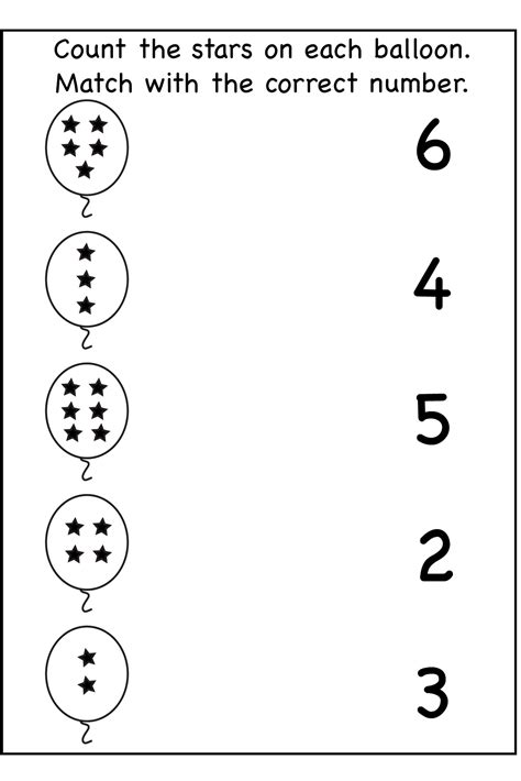 Printable Pre K Math Worksheets