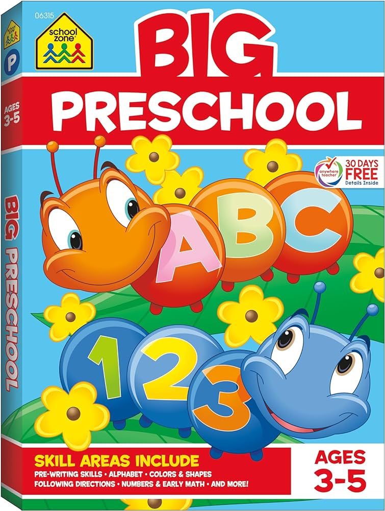 pre kindergarten workbooks