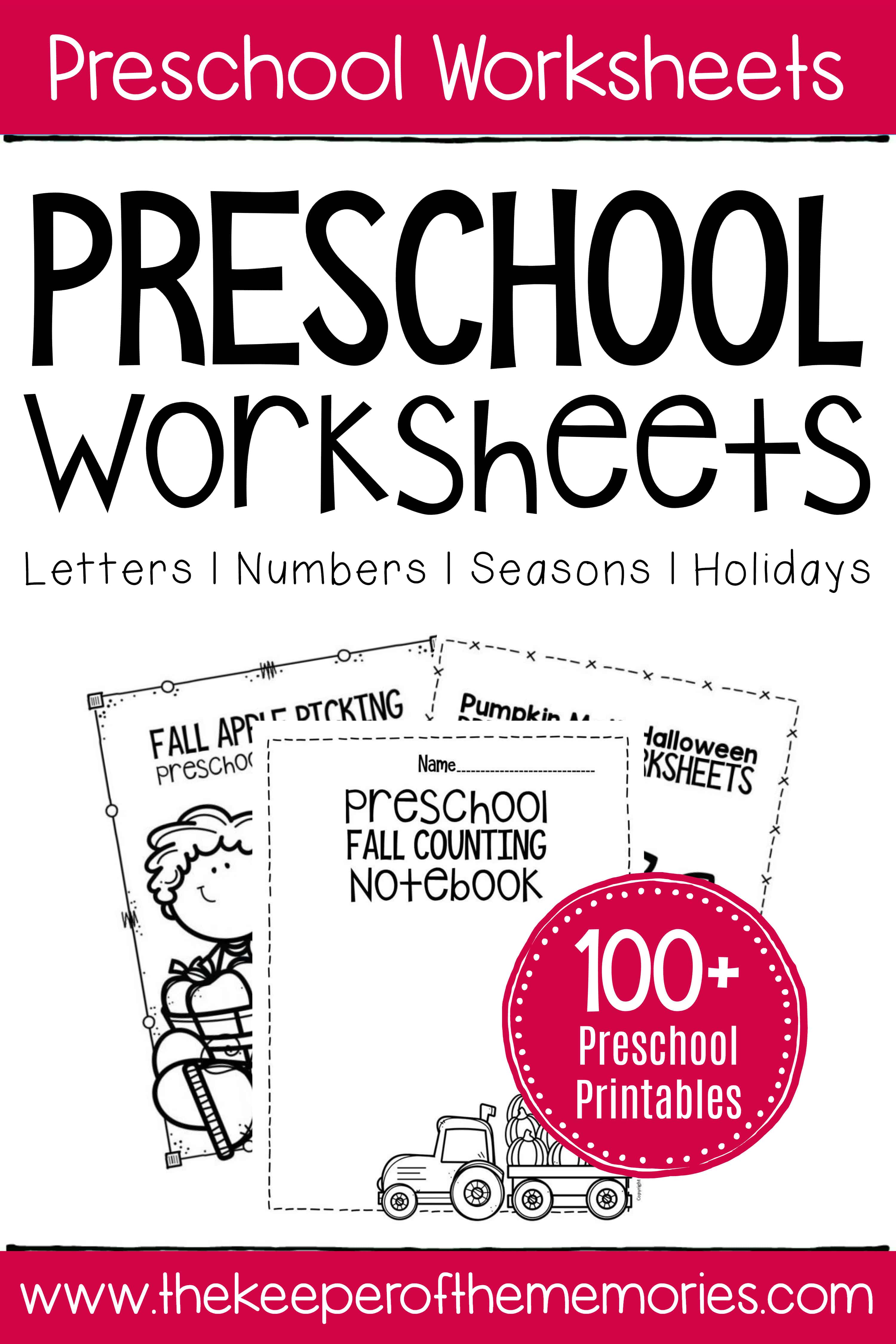 pre kindergarten worksheet printables