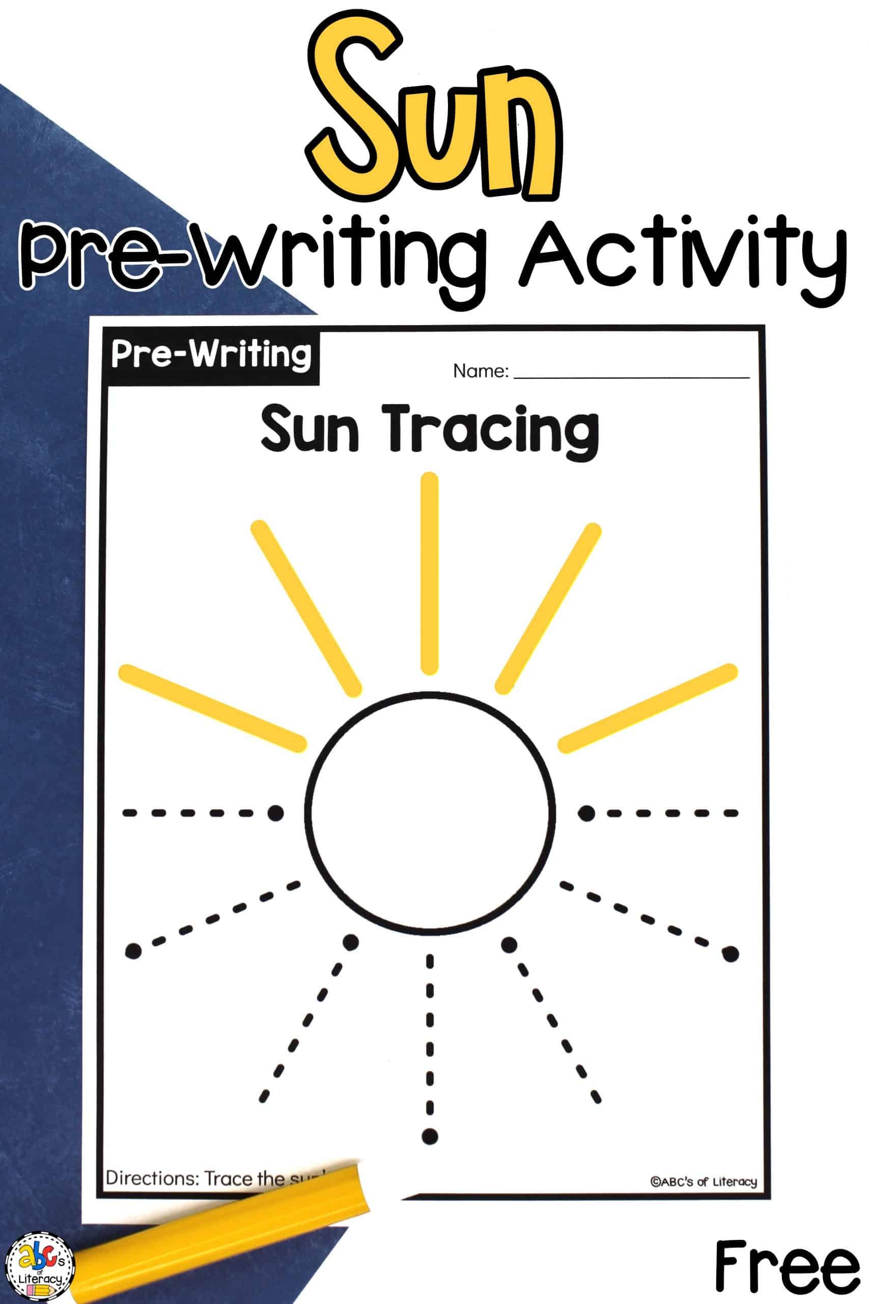 pre writing skills worksheet