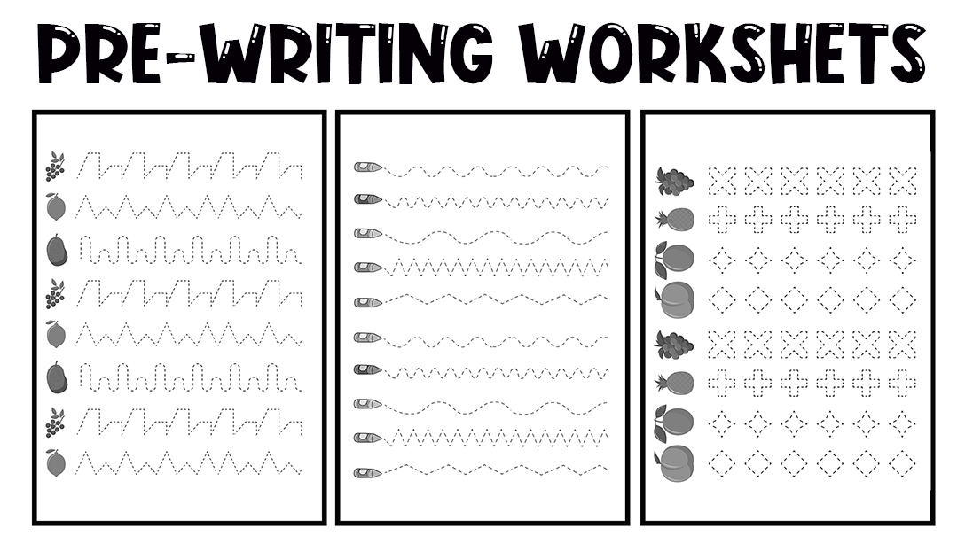 Printable Prewriting Activities for Preschoolers