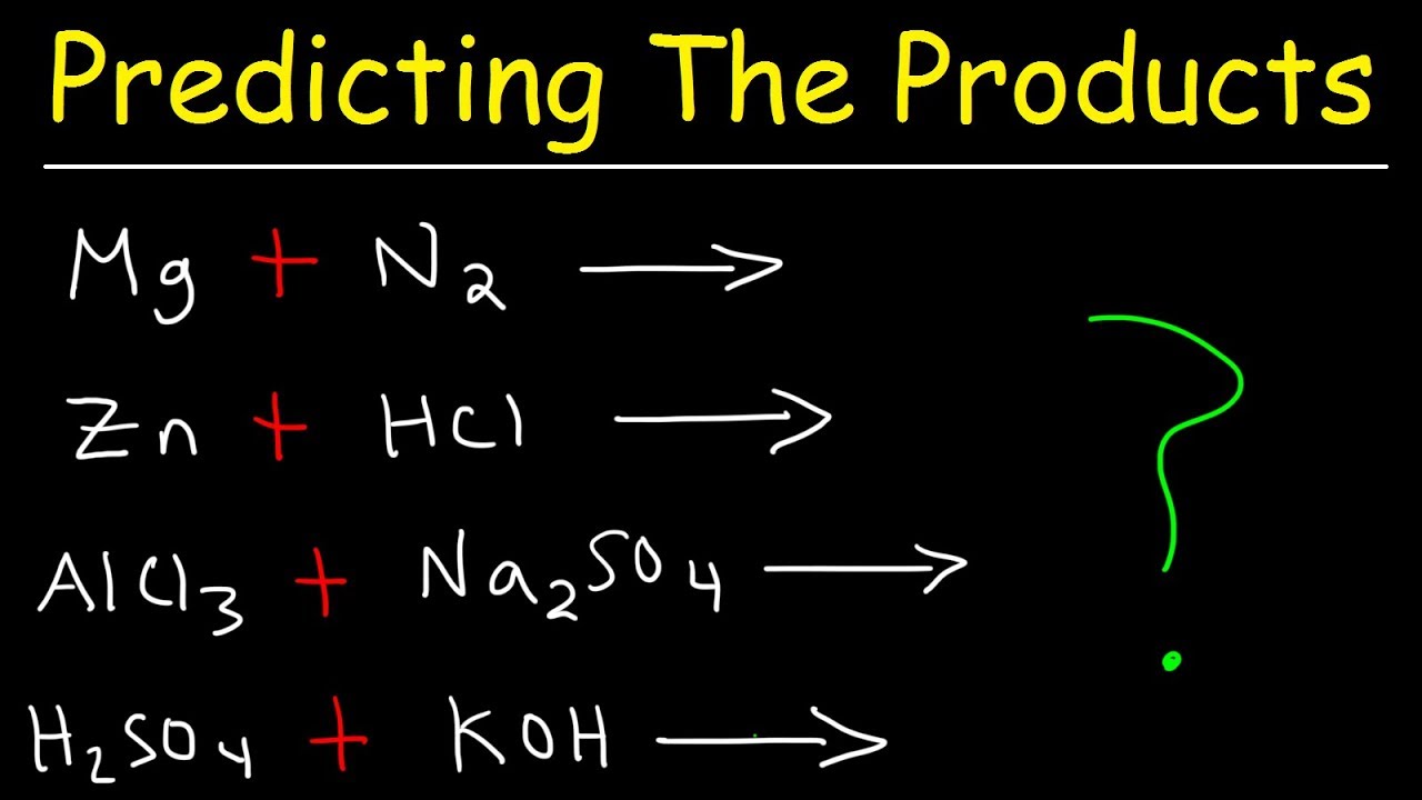 Predicting The Products of Chemical Reactions - Chemistry Examples and  Practice Problems