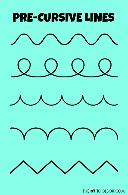 Pre-Cursive Activities - The OT Toolbox
