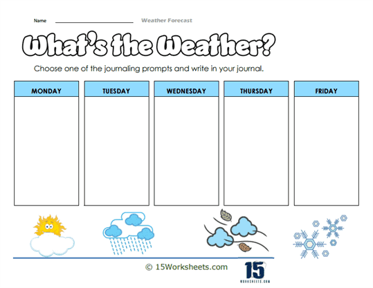 Kindergarten Weather Worksheets - 15 Worksheets Library