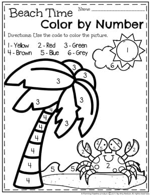 Summer Preschool Worksheets - Planning Playtime