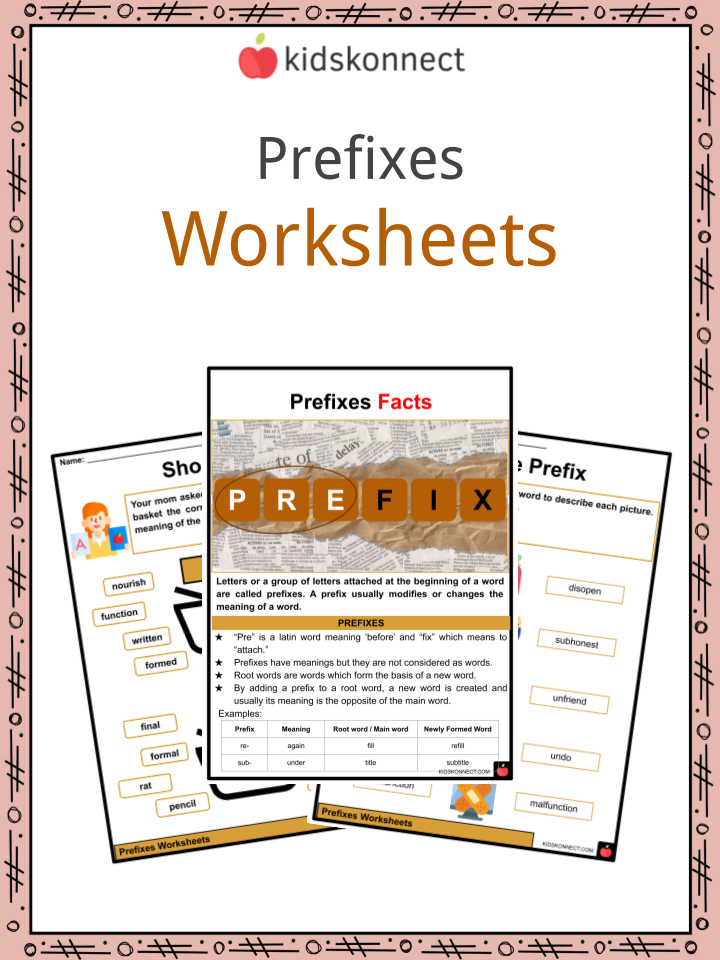 Prefixes Facts &  Worksheets | Examples &  Definition For Kids