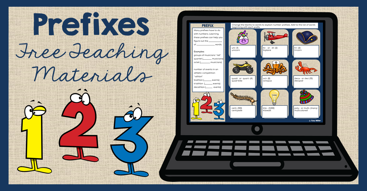 Teaching Prefixes Activities and Ideas - Book Units Teacher