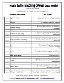 prefixes and suffixes worksheet high school
