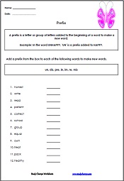 Vocabulary Worksheets-StudyChamps