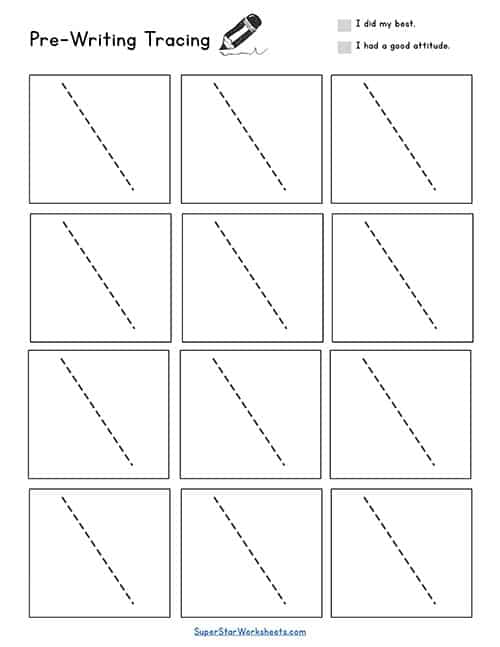 Pre-Writing Worksheets -Worksheets Library