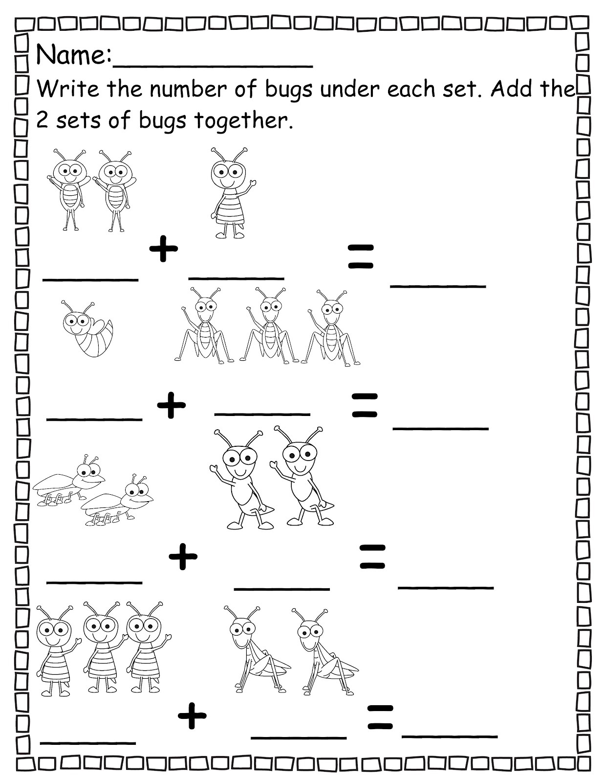 Pre K Math Worksheets Printable | Learning Printable