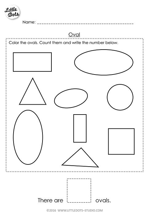Free Preschool Math Printables | Little Dots Education