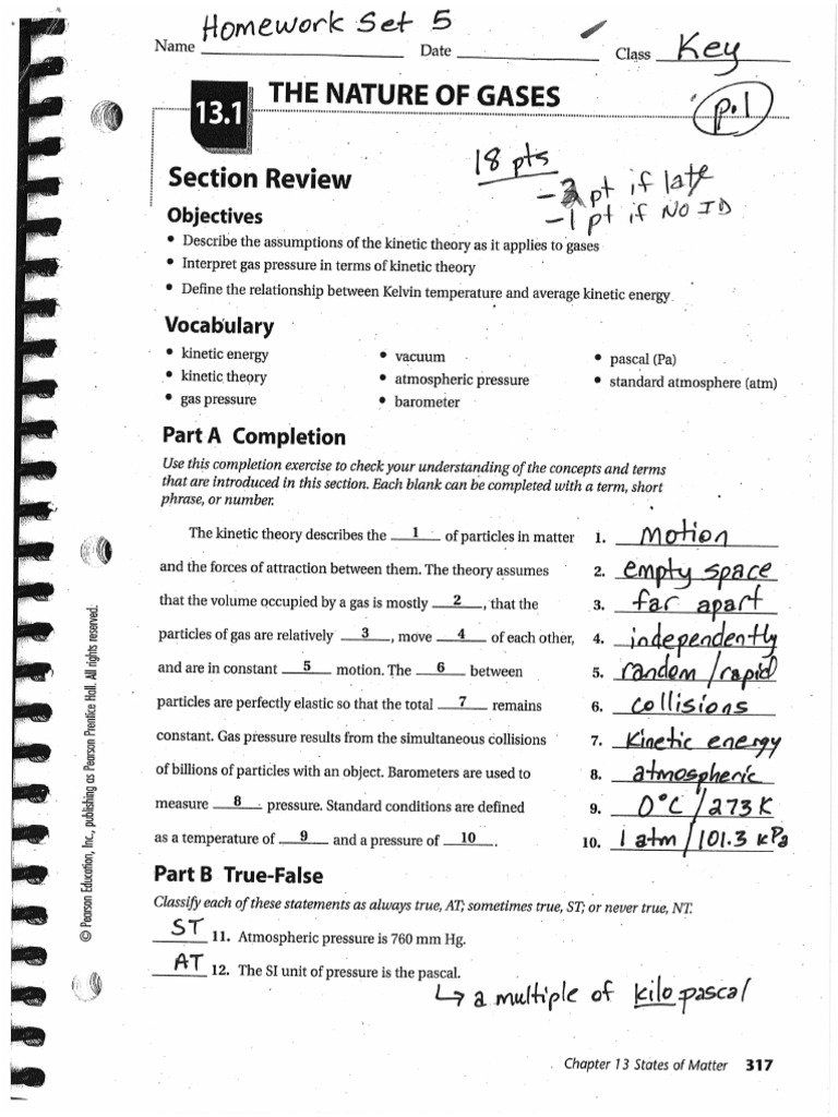 prentice hall inc science worksheet answers