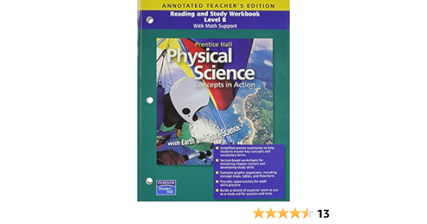 Physical Science: Concepts in Action, Guided Reading and Study Workbook ...