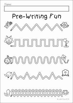 Preschool No Prep Worksheets and Activities FREE SAMPLER