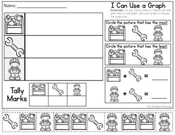 Sorting and Graphing Activities No Prep Worksheets for ...