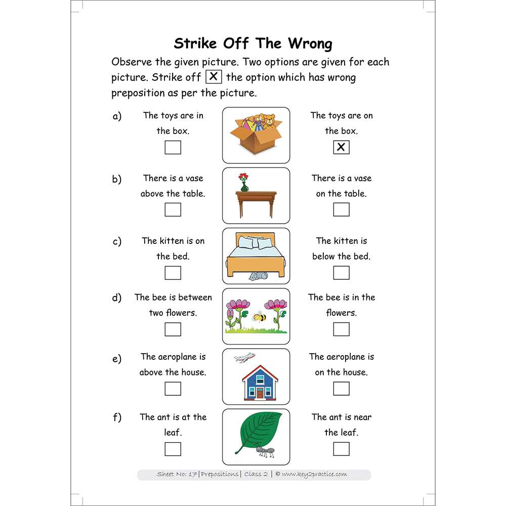 Class 2 | English Grammar | Prepositions | Activity Based ...