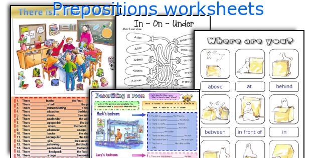 preposition worksheet pdf