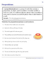 Phrase Worksheets