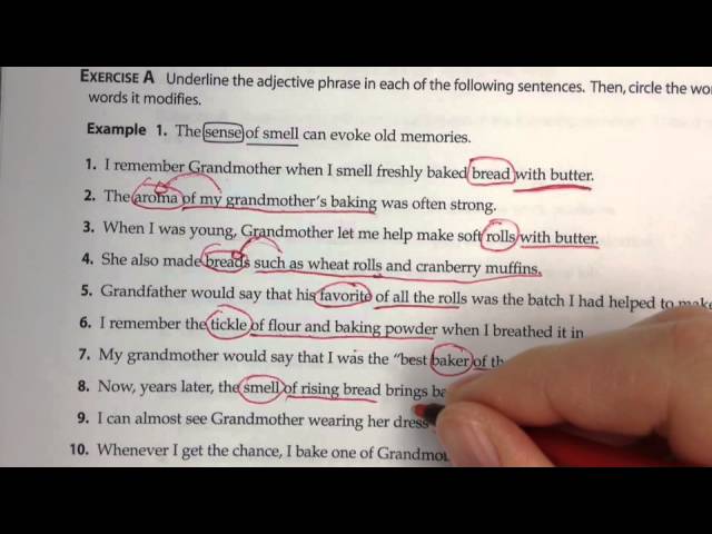 prepositional phrases used as adjectives and adverbs worksheet answers