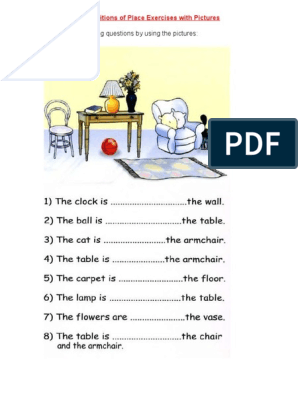 prepositions of place worksheet pdf