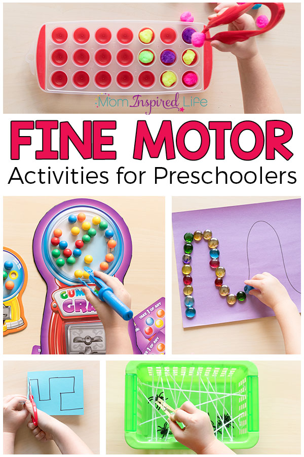Favorite Fine Motor Activities for Preschoolers
