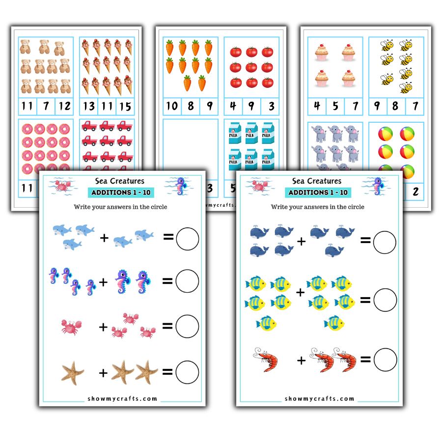 Numbers Activity Worksheets -